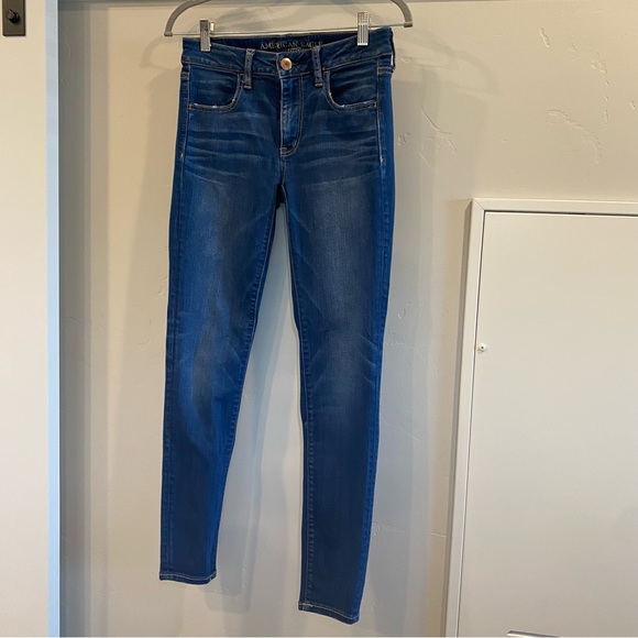 American Eagle Super Stretch Skinny Jegging Size 6R - Picture 3 of 7